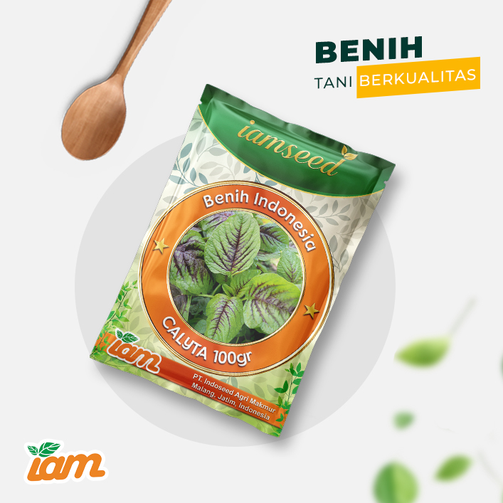 Calyta 100gr | Bayam hijau tengah merah - PT. Indoseed Agri Makmur