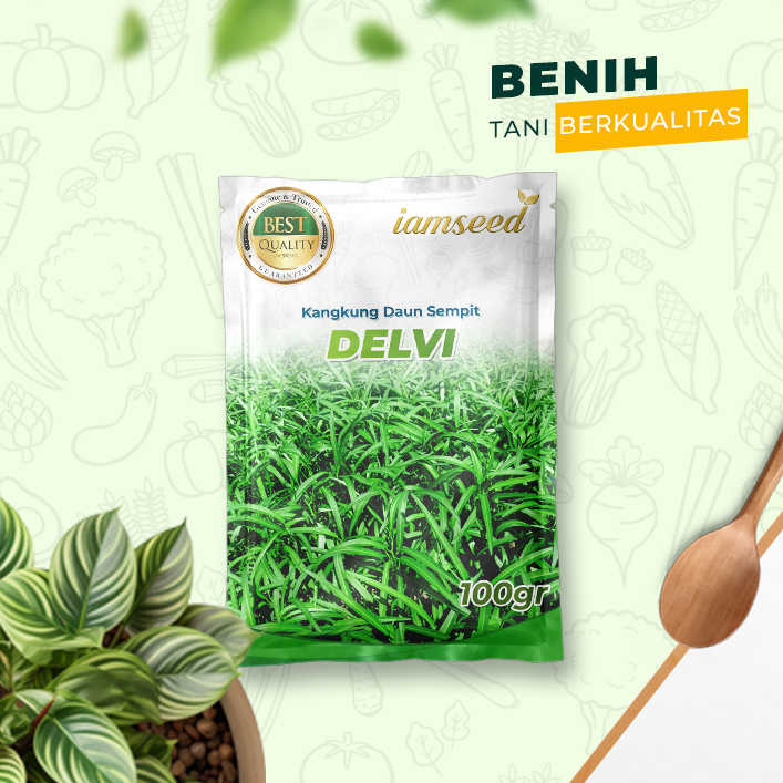 Delvi 100gr | Kangkung daun sempit - PT. Indoseed Agri Makmur