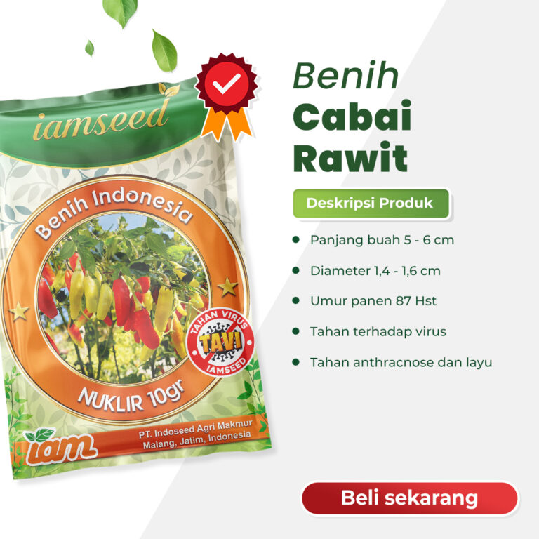 Nuklir 10gr | Cabai rawit frutescens - PT. Indoseed Agri Makmur