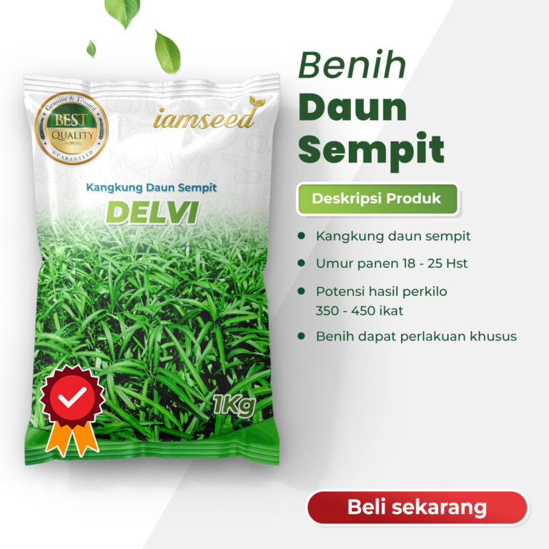 Delvi 1Kg | Kangkung daun sempit - PT. Indoseed Agri Makmur