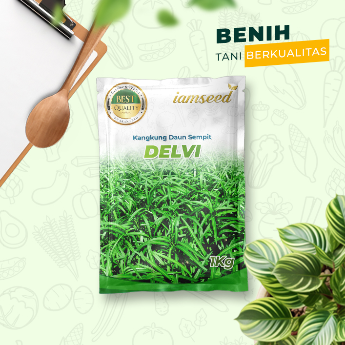 Delvi 1Kg | Kangkung daun sempit - PT. Indoseed Agri Makmur