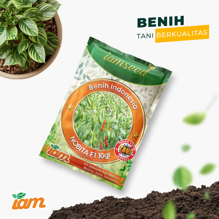 Nobita F1 10gr | Cabai rawit hijau - PT. Indoseed Agri Makmur