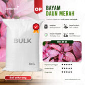 BULK 1kg – bayam merah OP (BY 04) - PT. Indoseed Agri Makmur