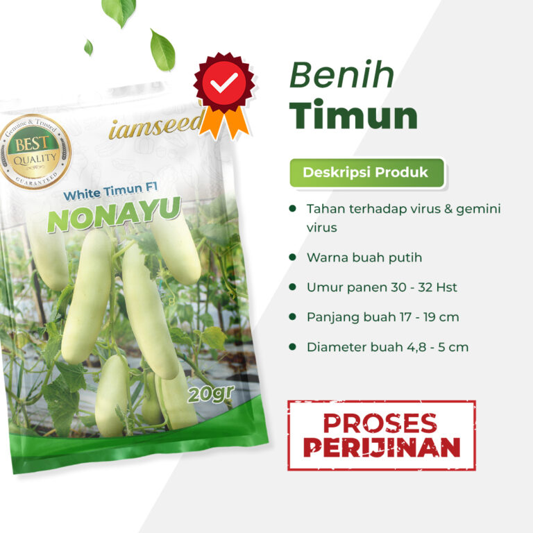 Nonayu 20gr | Timun putih - PT. Indoseed Agri Makmur