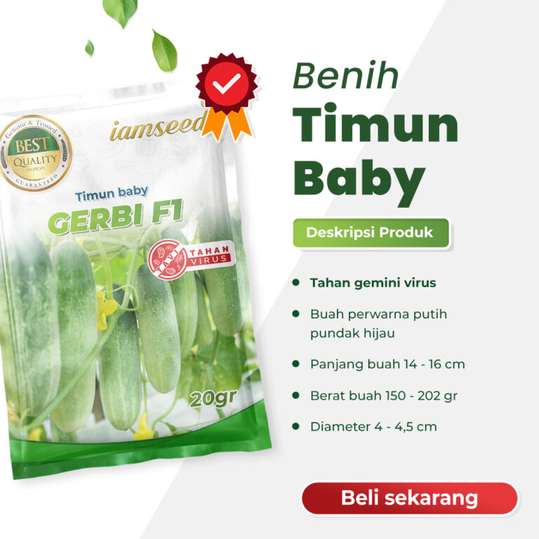 Gerbi F1 20gr | Timun baby - PT. Indoseed Agri Makmur